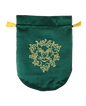 Green Man (STB05) Lined Satin Tarot Bag