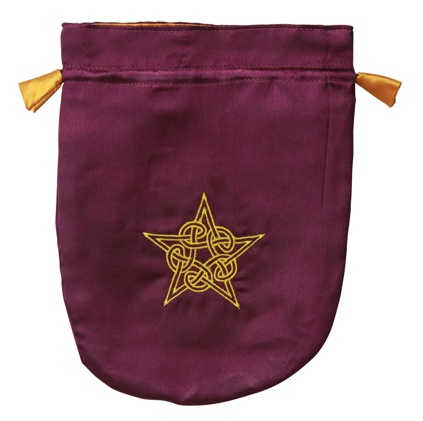 Celtic Pentacle (STB08) Lined Satin Tarot Bag