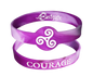 Courage Charm Band (SWB1) Wristband x 5