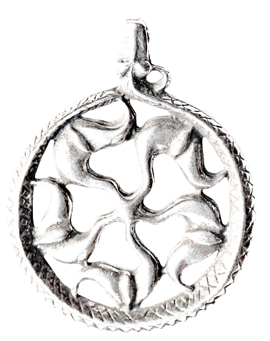 Sun Wheel (VP12) Pendant Charm Necklace