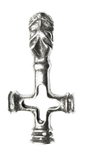 Wolf Cross (VP14) Pendant Charm Necklace