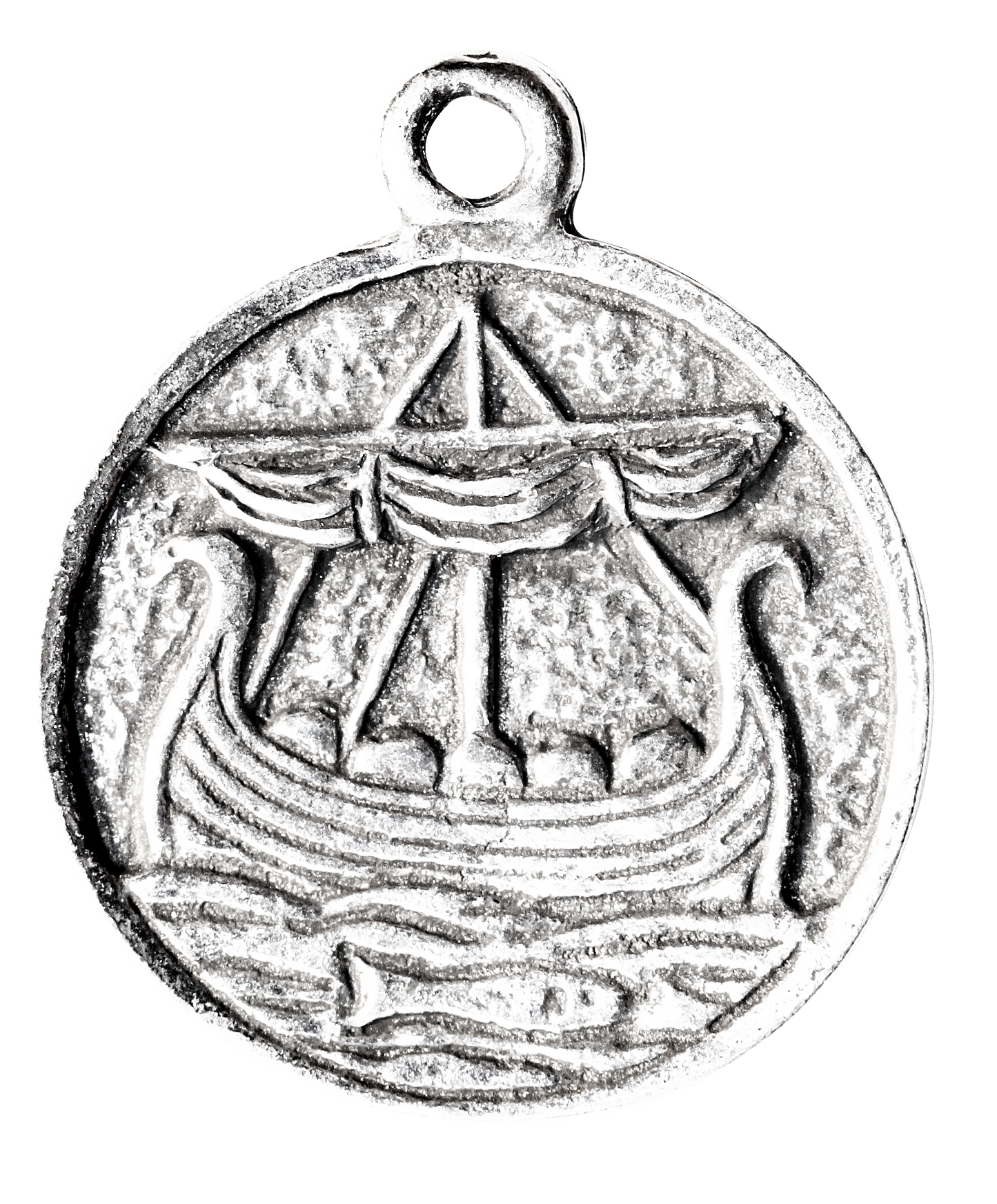 Roving Longboat (VP1) Pendant Charm Necklace