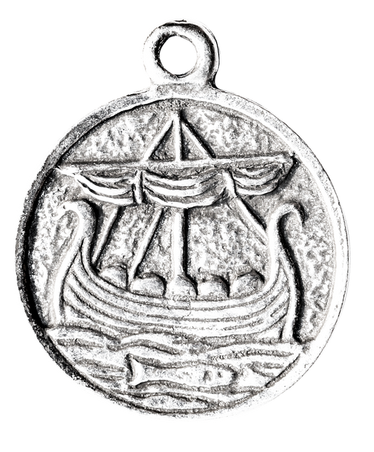 Roving Longboat (VP1) Pendant Charm Necklace