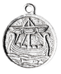 Roving Longboat (VP1) Pendant Charm Necklace