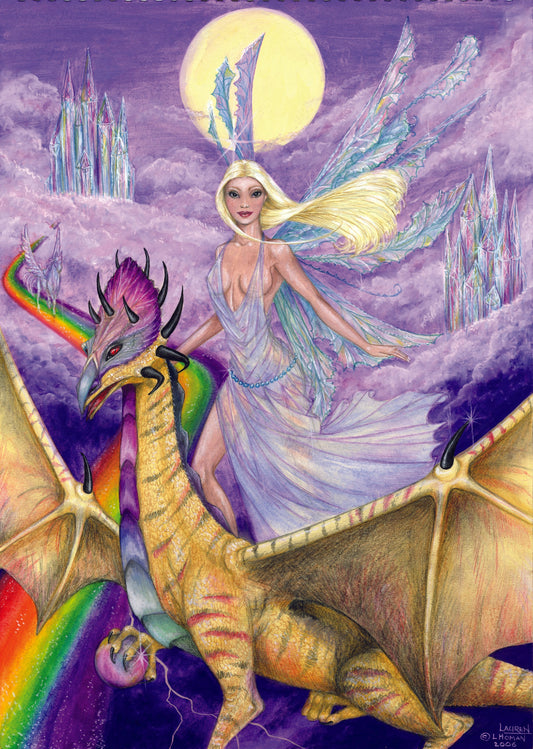 Dragon Lady (VS04) - Pack of 6 Blank Greetings Cards with Envelope