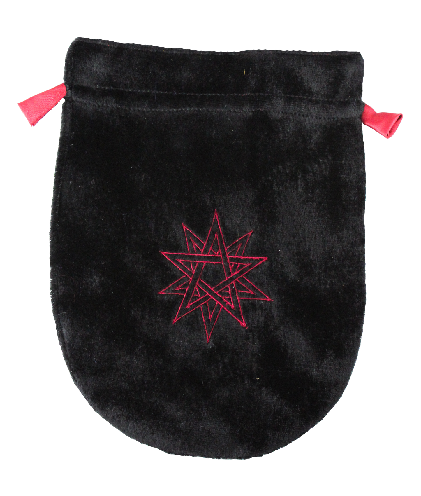 Double Pentagram (VTB01) Lined Velvet Tarot Bag