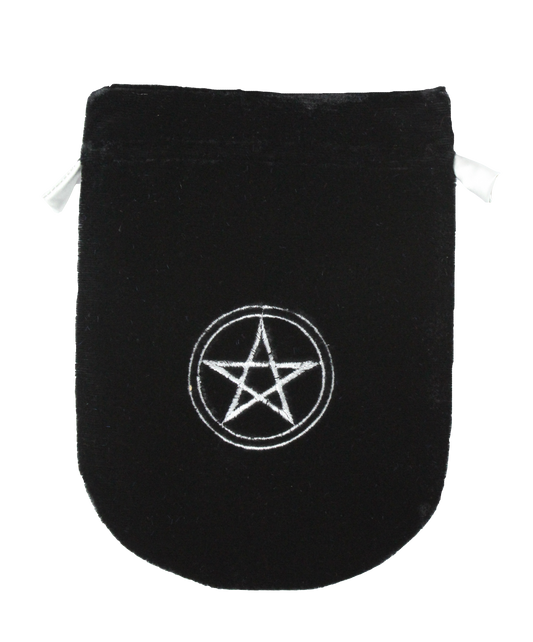 Pentacle (VTB04) Lined Velvet Tarot Bag