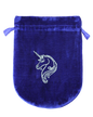Unicorn (VTB06) Lined Velvet Tarot Bag