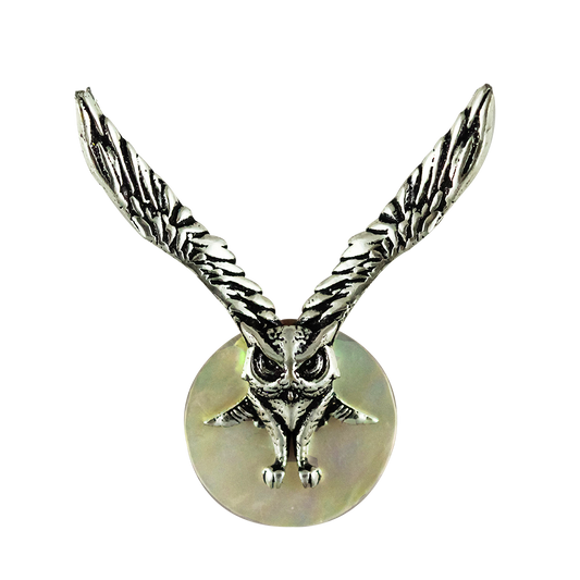 Lammas Moon Owl (WF06) Pendant Charm Necklace