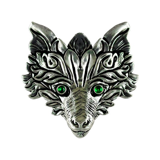 Green Fox (WF10) Pendant Charm Necklace