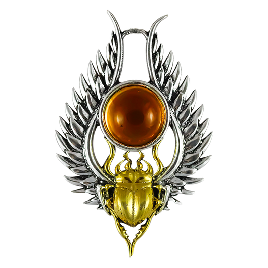 Khepri Beetle (WF12) Pendant Charm Necklace