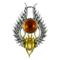 Khepri Beetle (WF12) Pendant Charm Necklace