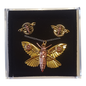 Magradore's Moth (ENS2) Steampunk Pendant Necklace and Earrings Gift Set