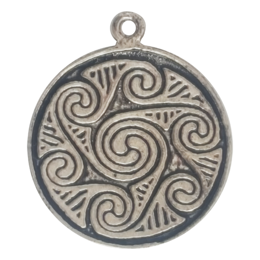 Wheel of Taranis (L8) Charm Amulet