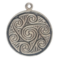 Wheel of Taranis (L8) Charm Amulet