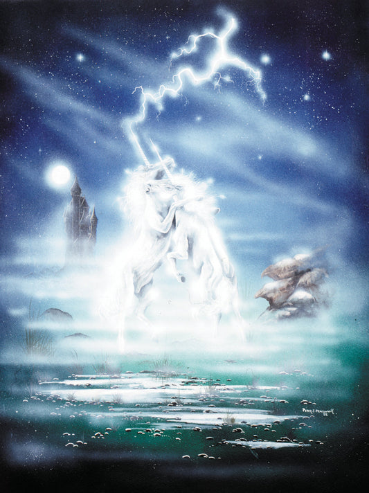 Dance of Unicorns - Pack of 6 Blank Greetings Card with Envelope (PP02)